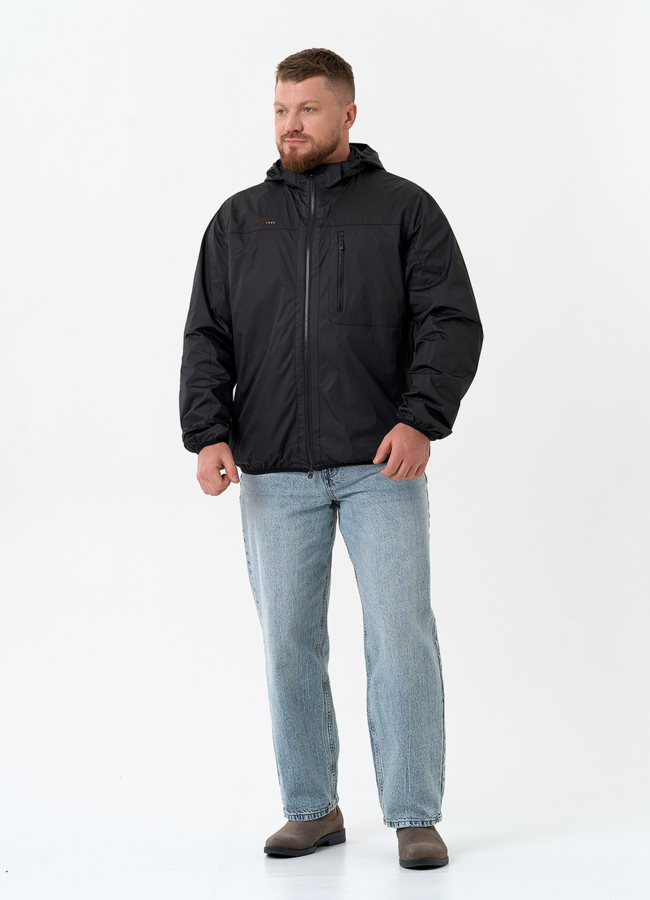 Мужская куртка с капюшоном модель № 32709 в кредит