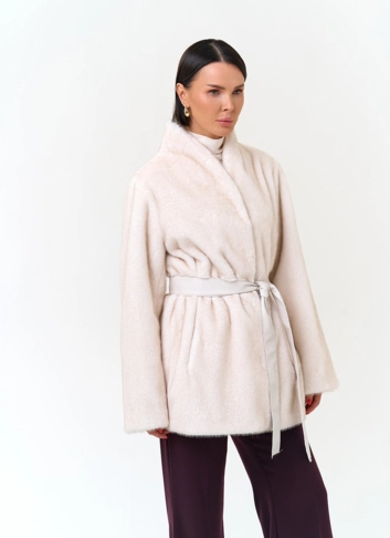 Женская шуба из эко меха