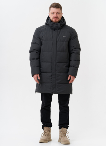 Мужской пуховик с капюшоном 