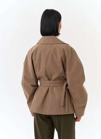 Женская куртка с объемными рукавами фото