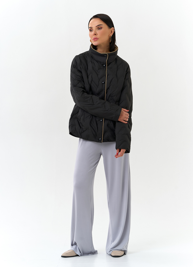 Женская куртка с воротником стойкой модель № 32569 универмаг малина