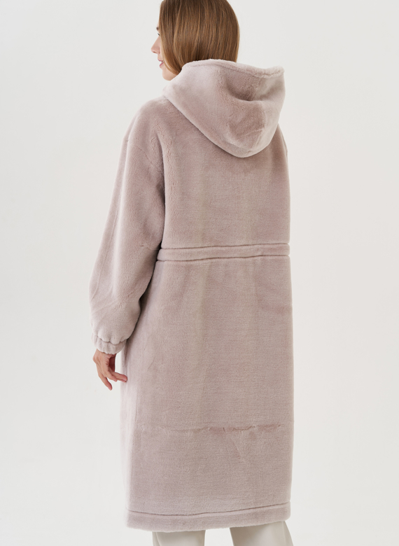 Пальто женское с капюшоном 