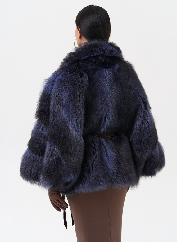 Шуба из енота летучая мышь