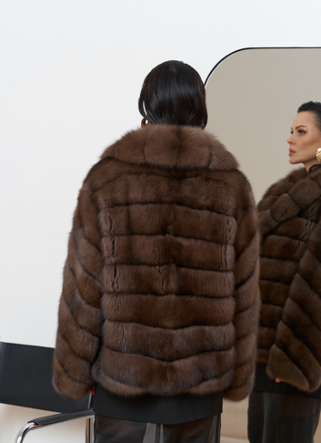 Шуба из баргузинского соболя