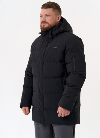 Мужской пуховик с капюшоном