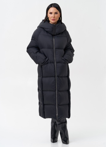 Женский пуховик с капюшоном 