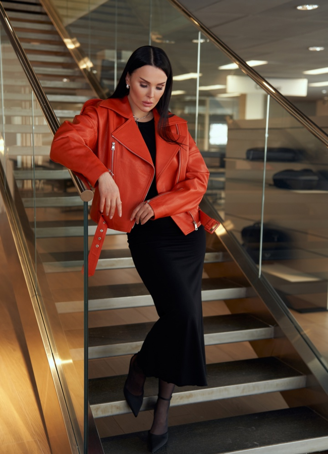 фото Кожаная куртка 