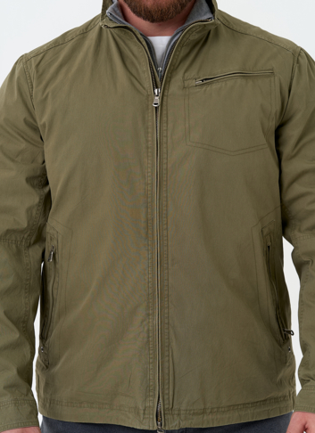 Мужская куртка ветровка с воротником стойкой