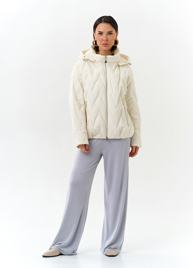 Женская куртка с капюшоном  модель № 32671 в кредит