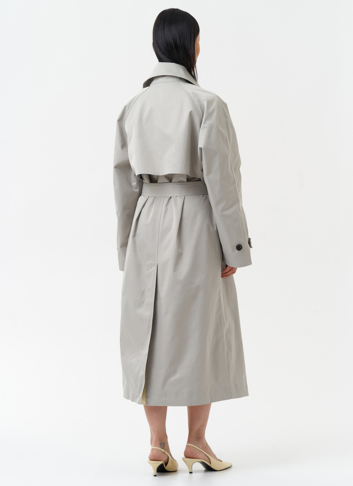 Длинный женский плащ 